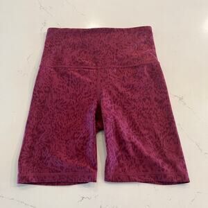 Athleta‎ Elation Printed 7" Shorts Workout Biker Shorts Size XS